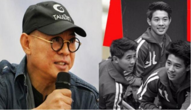 李连杰晒出他年轻时候一组训练旧照，脸上青涩稚嫩，五官俊朗，颜值俊俏