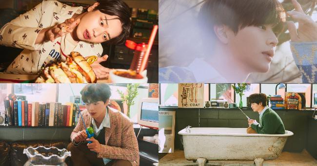 BTOB老么陆星材就要推出个人专辑，来看看浑身戏胞的他这次拍摄概念照