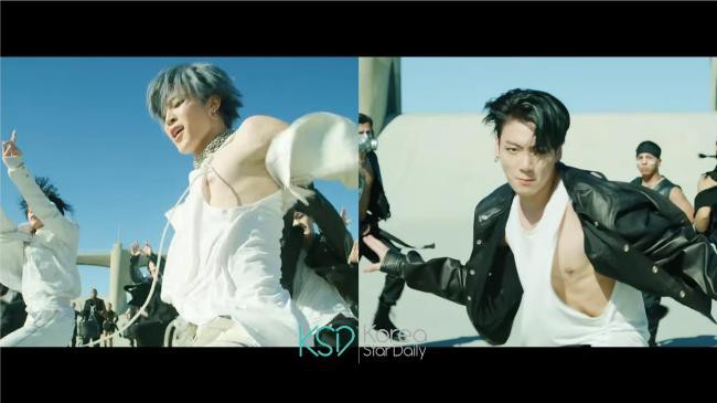 防弹少年团发行第四张正规专辑回归乐坛！JIMIN和柾国露点截图引爆讨论