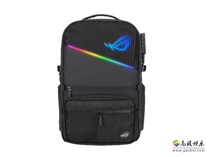 华硕现已上架ROG Ranger BP3703灯效电竞双肩背包，背包支持神光同步