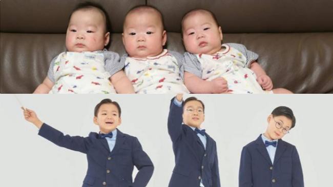 《超人回来了》三胞胎大韩、民国、万岁要读小学二年级，时间过得真是快