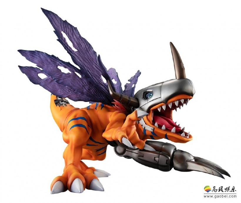 手办厂商推出数码宝贝大冒险机械暴龙兽手办俯身迎战姿态相当霸气