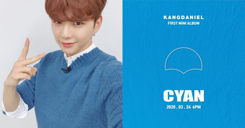 姜丹尼尔将带著新专辑〈CYAN〉回归，明天开始预购！专辑封面设计释出