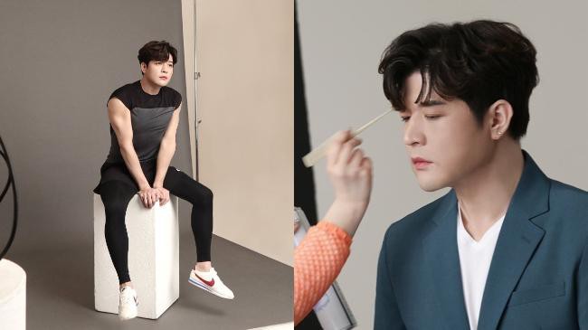 造型师公开SJ神童拍摄花絮照，不但瘦了、肌肉线条很好看，还有下颚线条