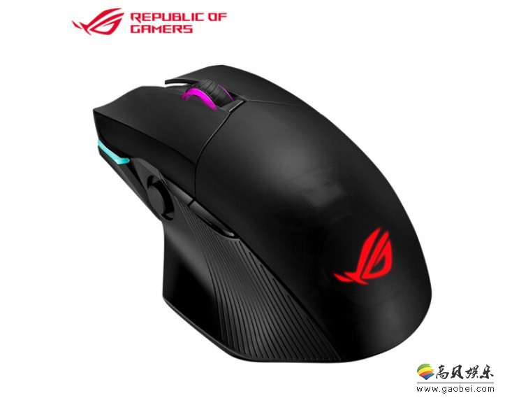 华硕玩家国度ROG魔刃无线游戏鼠标现已上架，支持QI无线快充，侧键摇杆