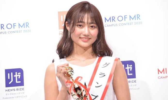 2020年日本最美女大学生评选结果揭晓，日本大学2年级生西脇萌获得冠军