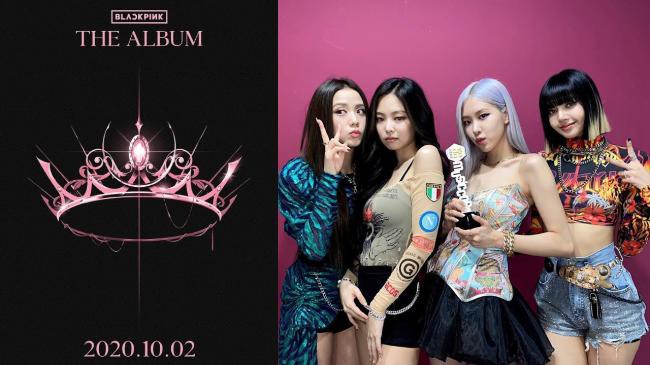 BLACKPINK正规专辑发行海报公开，黑色背景和粉红色皇冠吸引大家视线