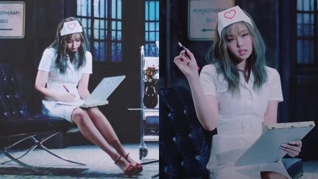 BLACKPINK《THE ALBUM》MV中Jennie一身护士服造型出镜！引起争议