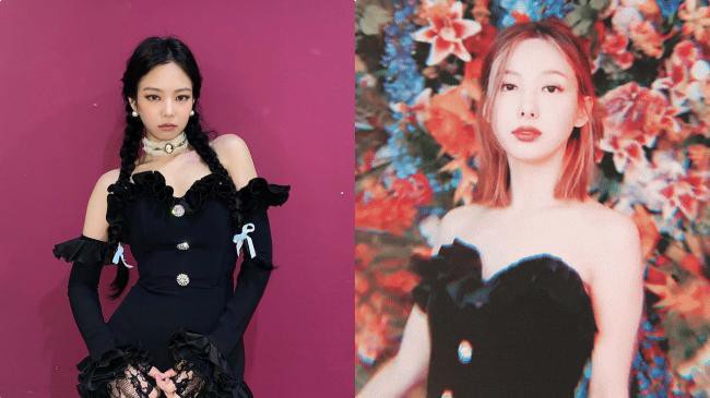 BLACKPINK Jennie和TWICE娜琏撞衫：这次同时看上了ALL BLACK LOOK