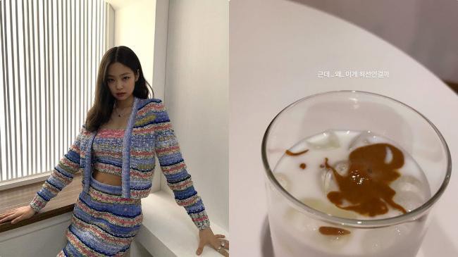 一款咖啡饮料疯狂刷屏，整个韩国都在做！Jennie「后知后觉」也终於尝试
