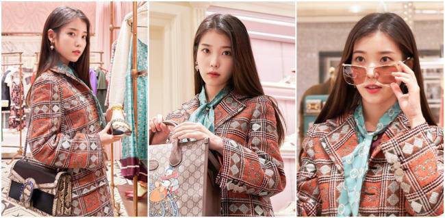 IU近来为全新精品品牌拍摄优雅画报,看起来她正在逛精品女性专区旗舰店 IU近来为全新精品品牌拍摄优雅画报,看起来她正在逛精品女性专区旗舰店