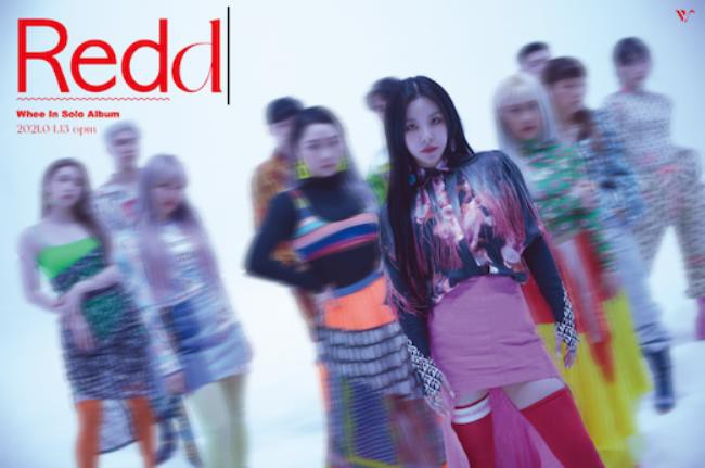 辉人官方SNS公开首张迷你专辑《Redd》概念照：充满神秘感！展现特色