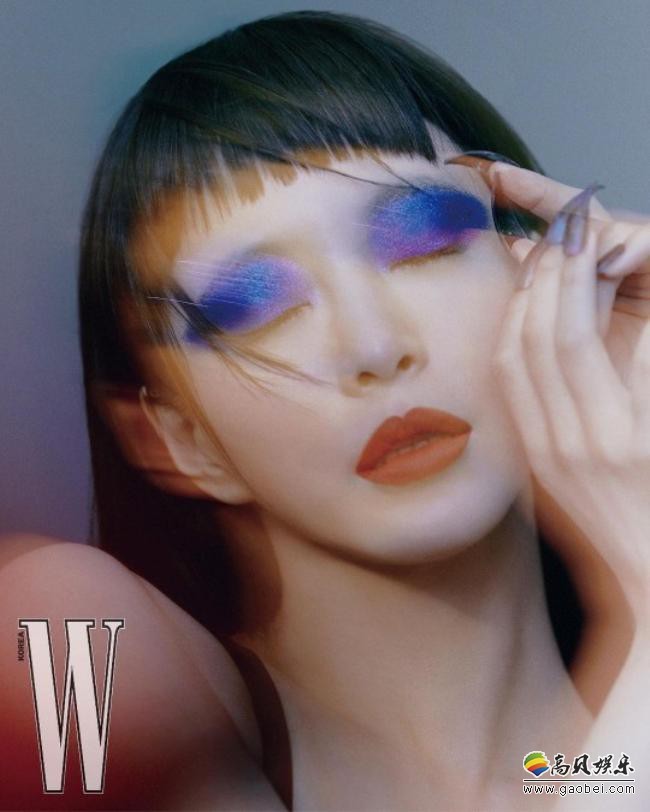 韩艺瑟SNS留言“hevvymakeup”发布最新杂志写真，造型妆容性感前卫