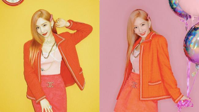 网友在太妍最新solo曲MV中发现：和自己出售的香奈儿套装一模一样服装