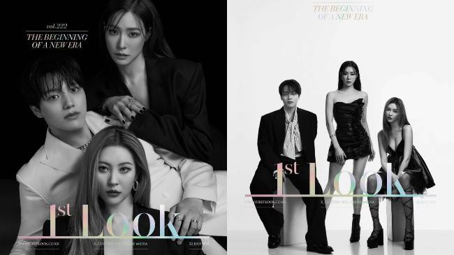 Tiffany＋宣美以及演员吕珍九登上杂志封面，两大女团的重要成员同时出镜