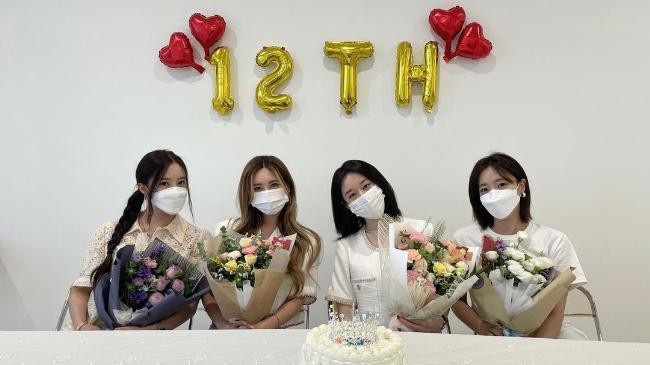 T-ara成员居丽、恩静、孝敏、芝妍直播庆祝出道12周年！一切都要靠自己