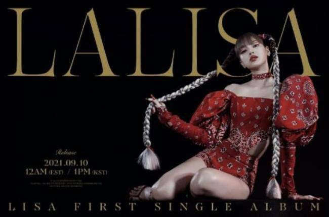 BLACKPINK经纪公司YG娱乐近日公布LISA个人专辑《LALISA》最新宣传照