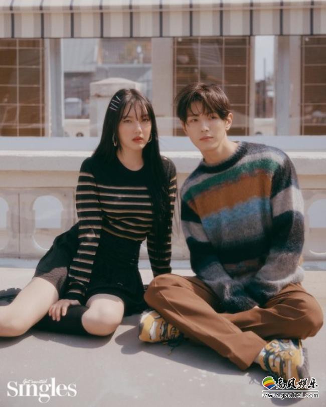 yerin与金龙熙为某杂志最新一期拍摄写真，标准版帅哥＋美女完美般配设定