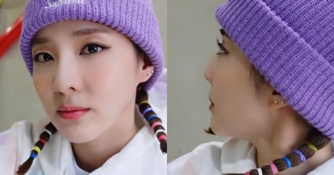 SanDARA ParkTwitter发文：我长肉了之后，本来小号的衣服，现在穿中号